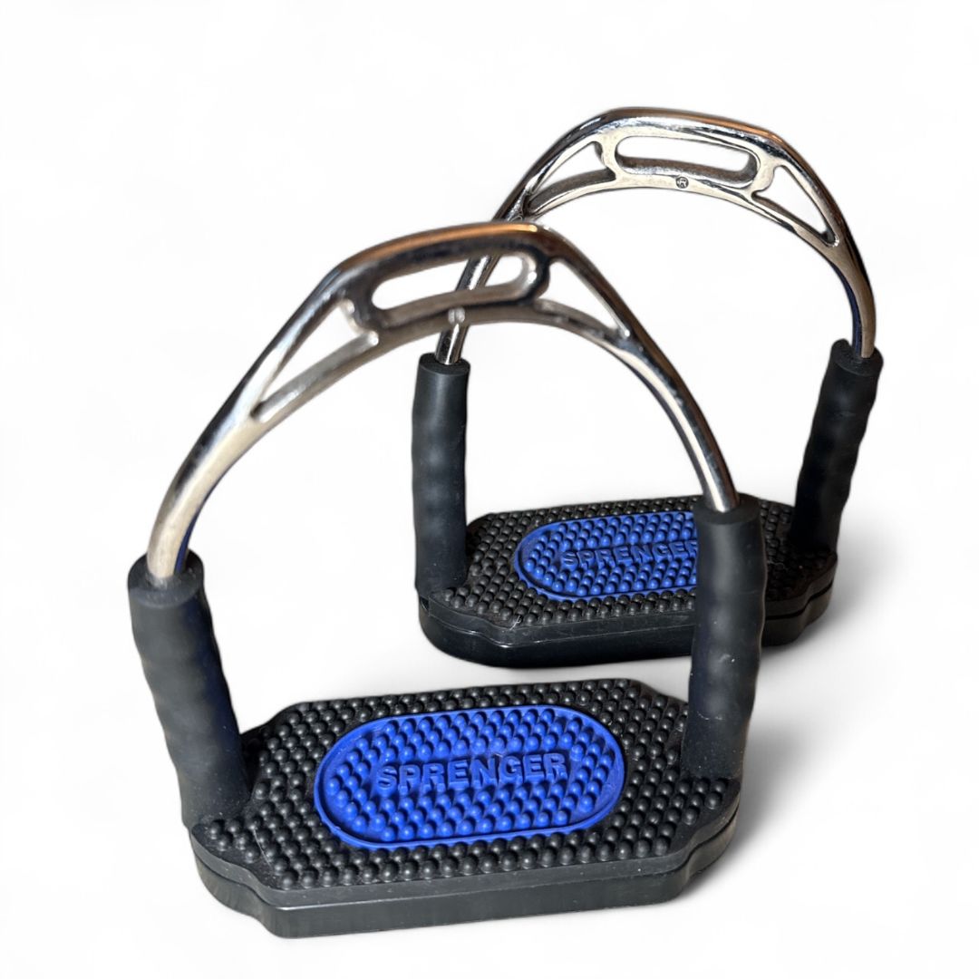 Herm Sprenger 4-F Bow Balance Stirrup Irons - NEW