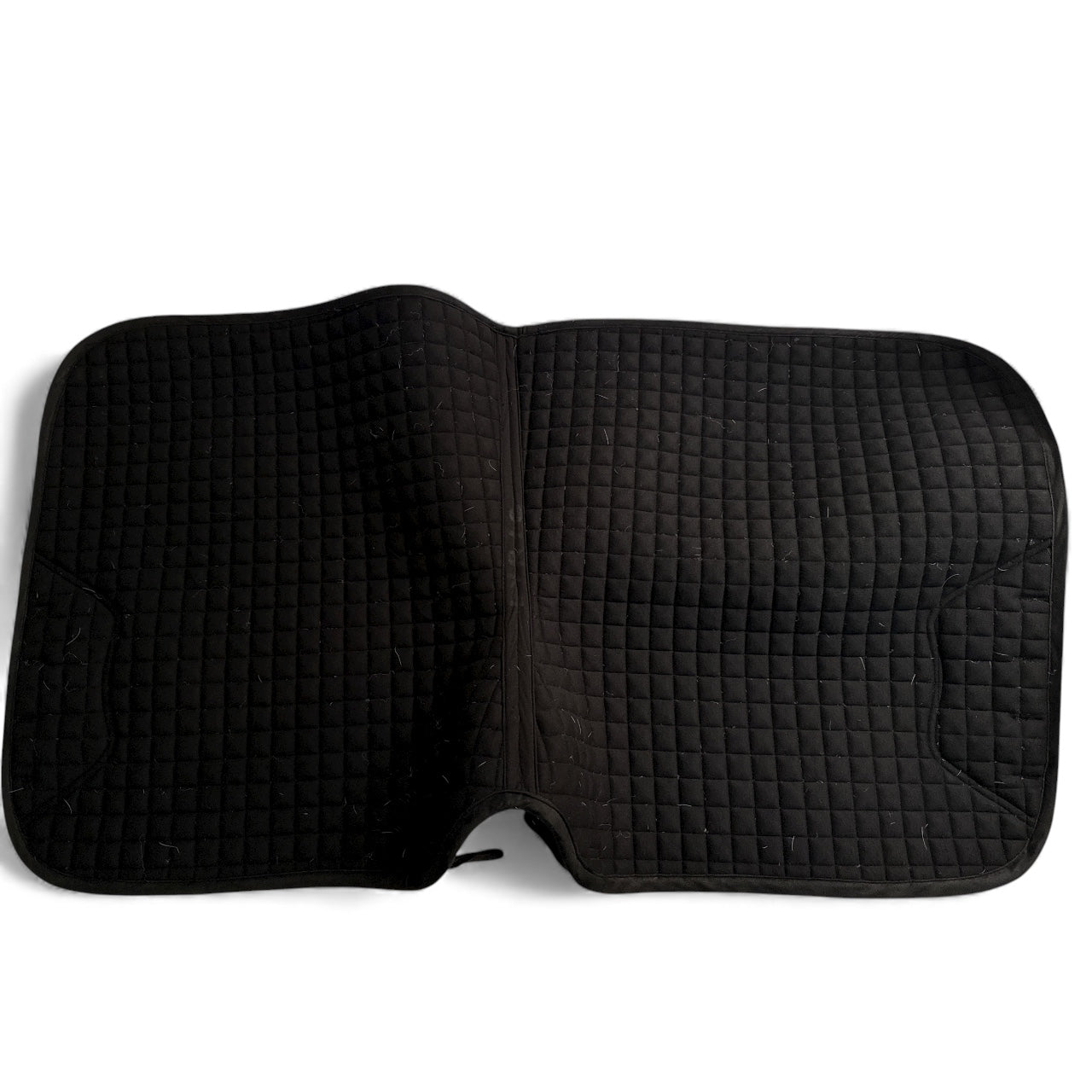 LeMieux Suede Dressage Square Saddle Pad - Black / Size Large
