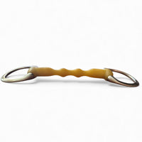 Happy Mouth Shaped Mullen Mouth Eggbutt Bit - 5 1/2"