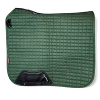 LeMieux Suede Dressage Square Saddle Pad - Green / Size Large