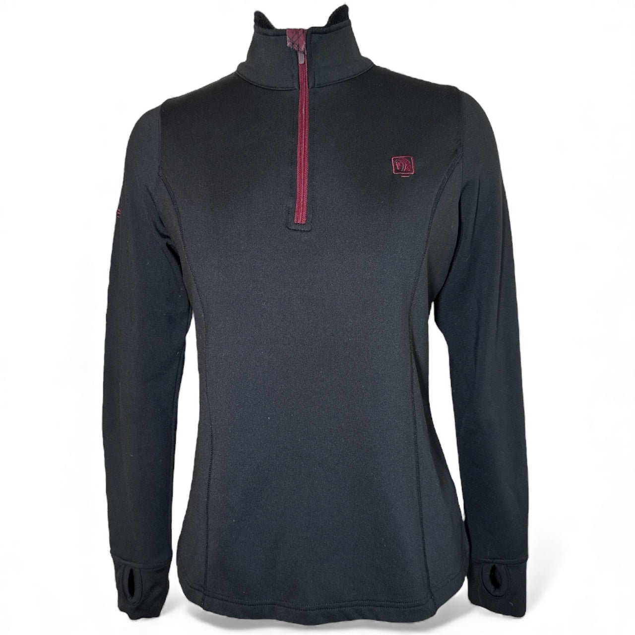 ROMFH Aachen Zip Winter Fleece Top - Black / Size Small