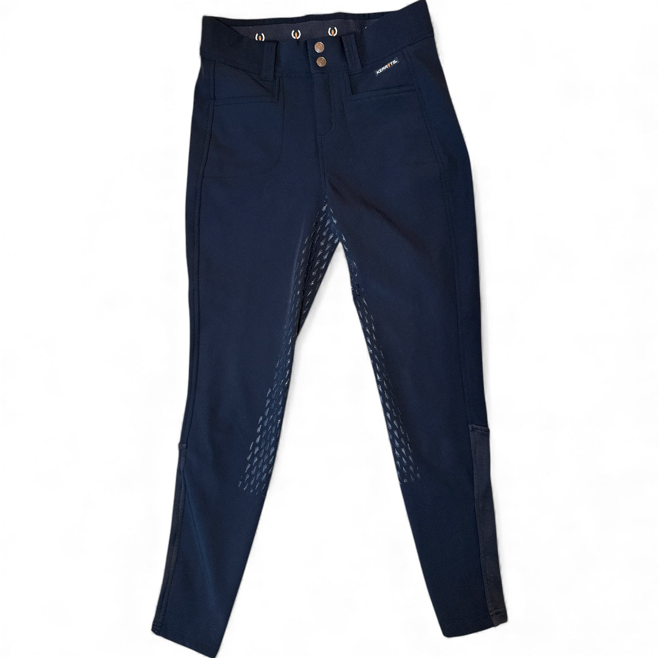 Kerrits Women's Three-Season Tailored Fleece Full Seat Breeches - Black -/ Size Small