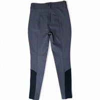 Kerrits Women's 3-Season Tailored Fleece Full Seat Breeches - Grey / Size Small
