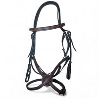 Hadfield's Saddlery Figure 8 Raised Fancy - Brown / Cob
