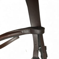 Hadfield's Saddlery Figure 8 Raised Fancy - Brown / Cob