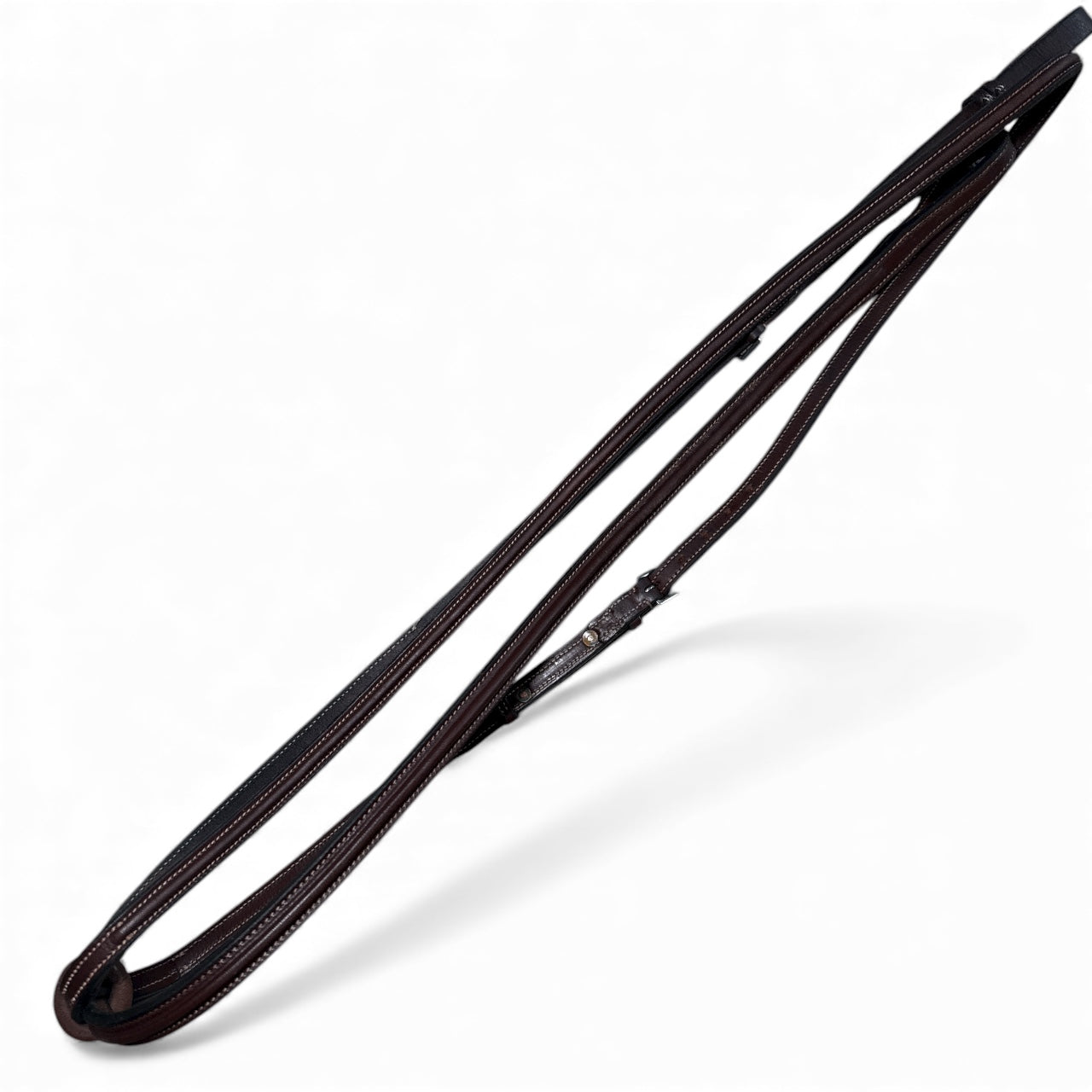 Hadfield's Saddlery Flat Raised Standing Martingale - Brown / Full Size