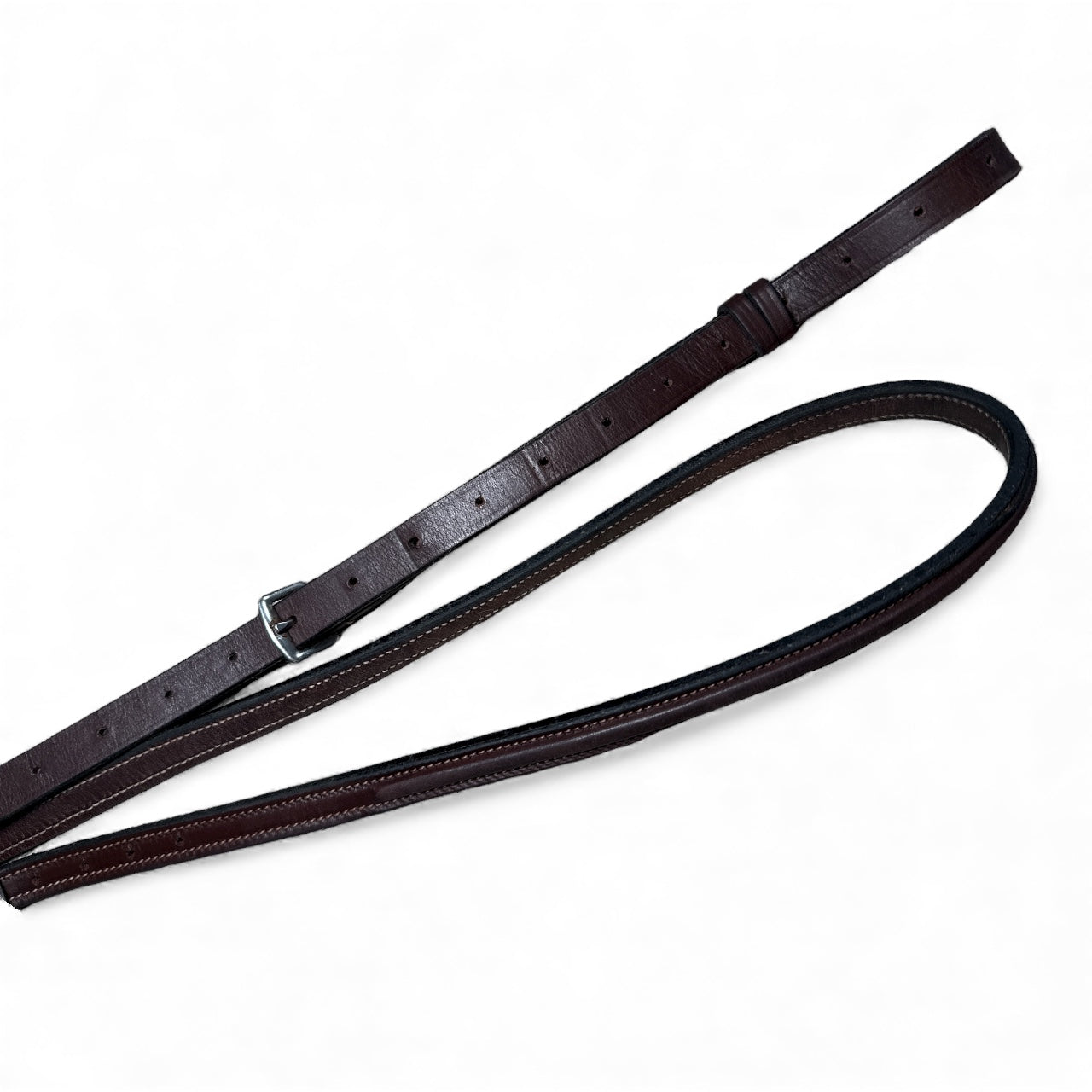 Hadfield's Saddlery Flat Raised Standing Martingale - Brown / Full Size