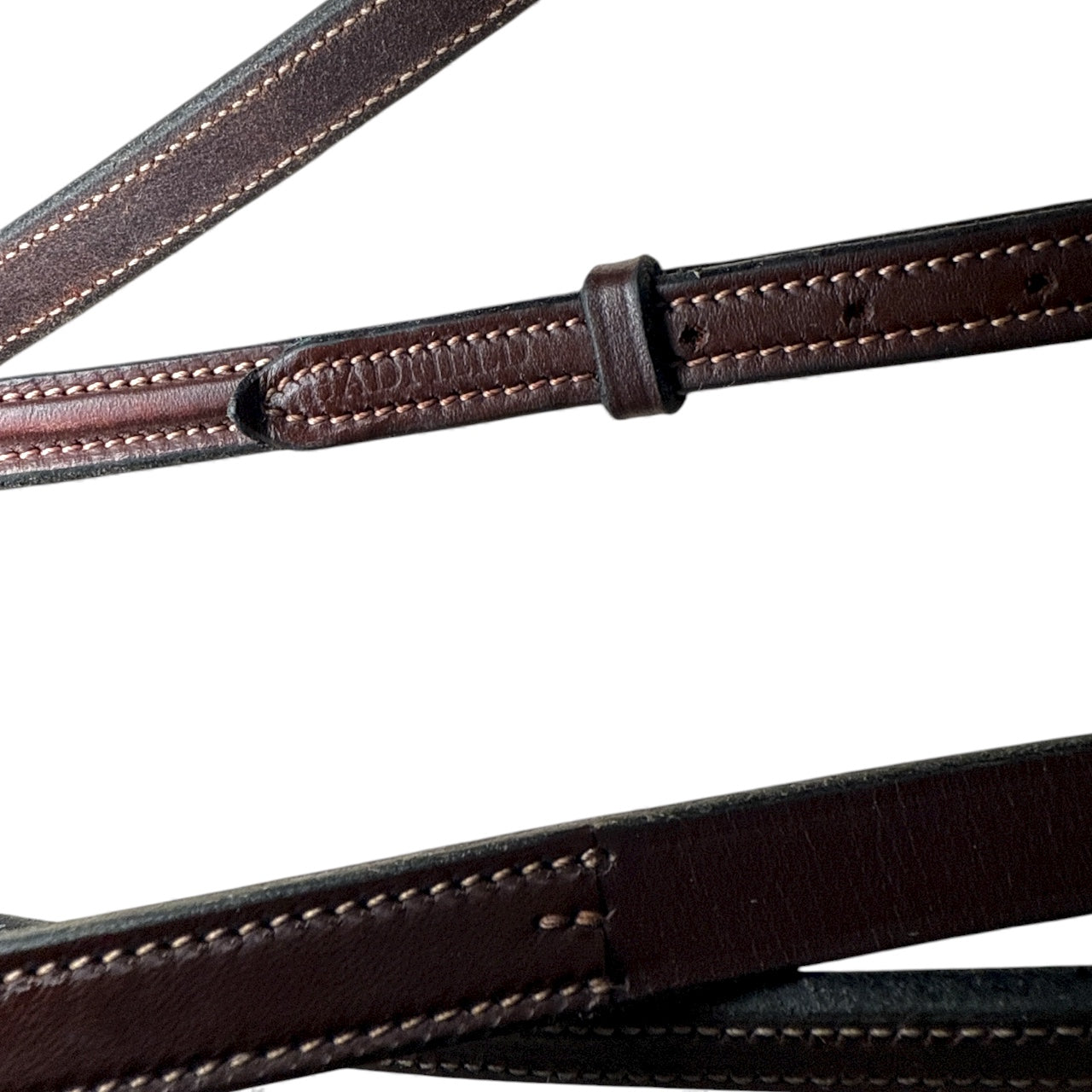 Hadfield's Saddlery Flat Raised Standing Martingale - Brown / Full Size