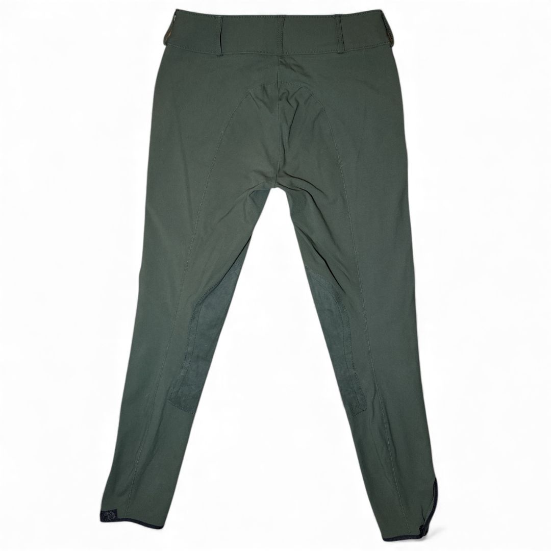The Tailored Sportsman Trophy Hunter Side Zip Breech (Style 1968) Ivy Green / Size US 26