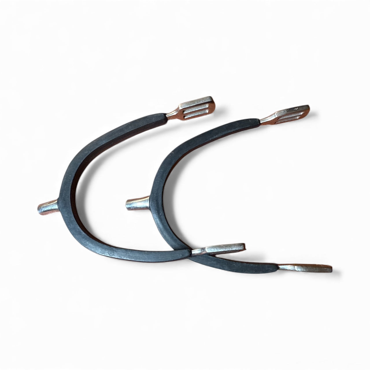 Women's Prince of Wales Rubber Coated Spurs /  1/2" Neck -  Stainless