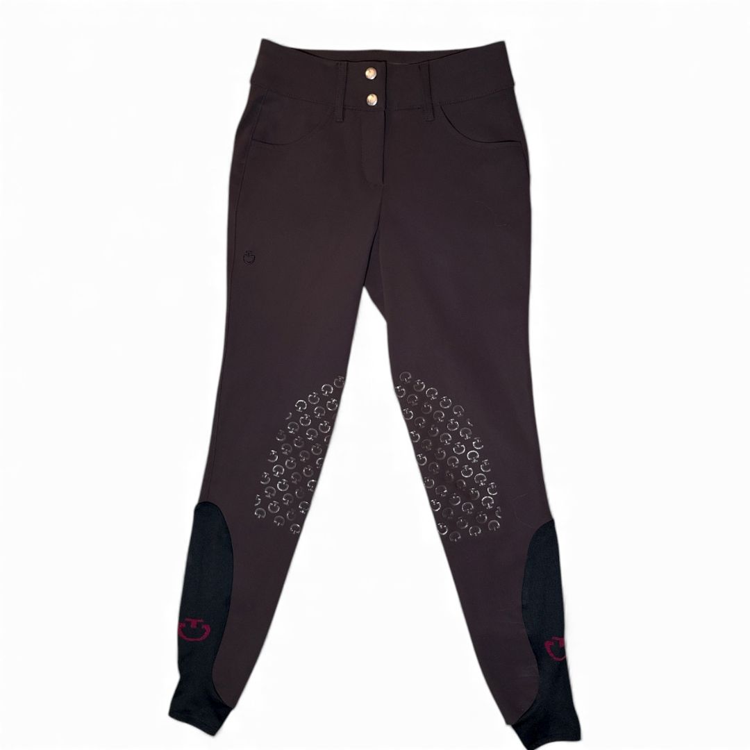 Cavalleria Toscana Women's Jumping Breeches - Chocolate Brown / Size IT 38 (US 24)