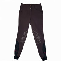 Cavalleria Toscana Women's Jumping Breeches - Chocolate Brown / Size IT 38 (US 24)