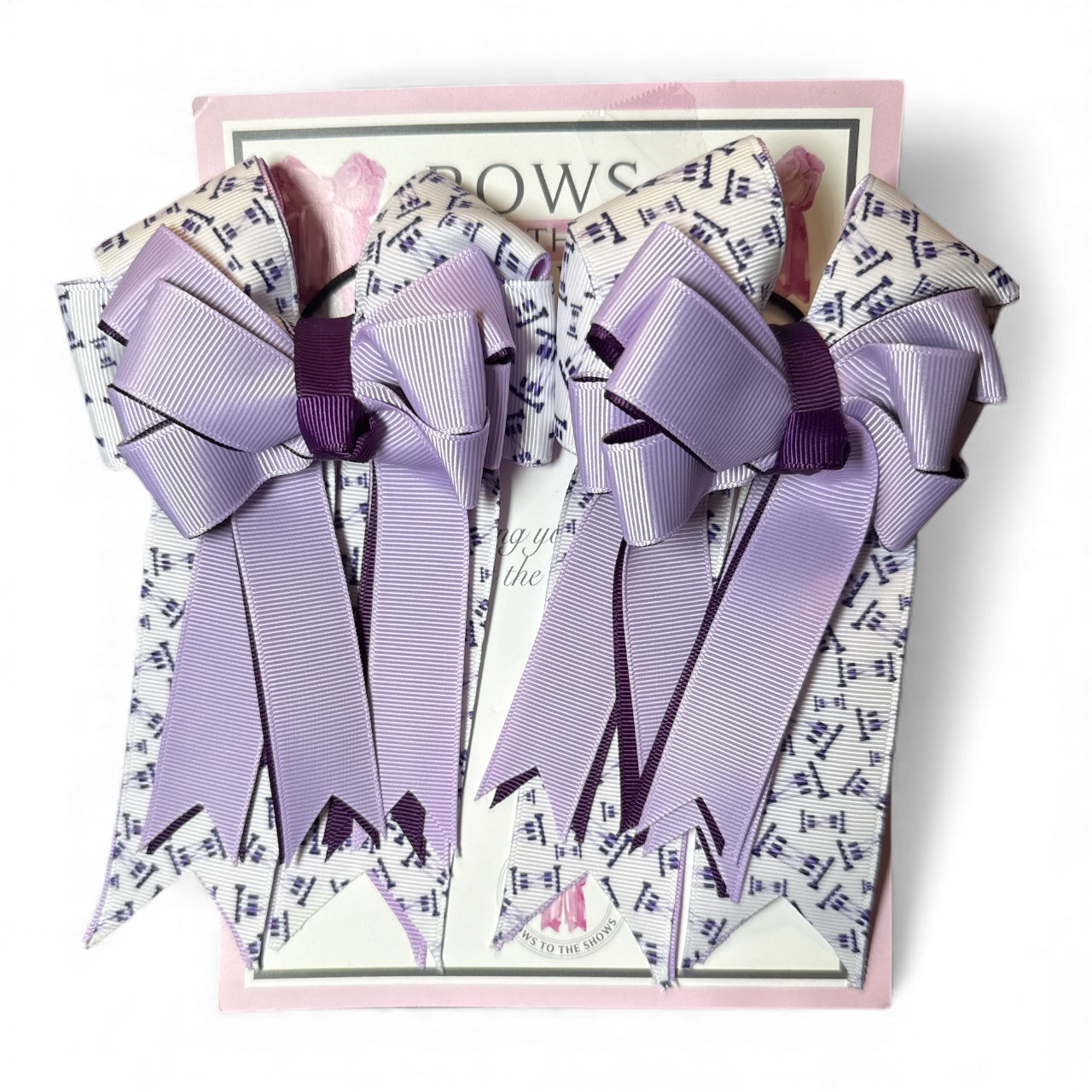 Bows To The Shows - Purple Show Jumps    NEW