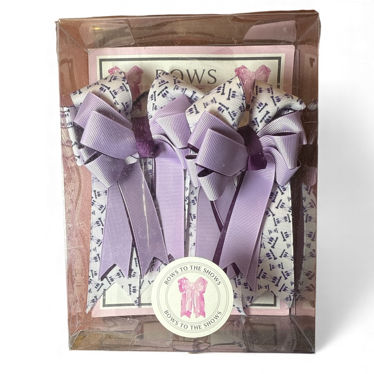 Bows To The Shows - Purple Show Jumps    NEW