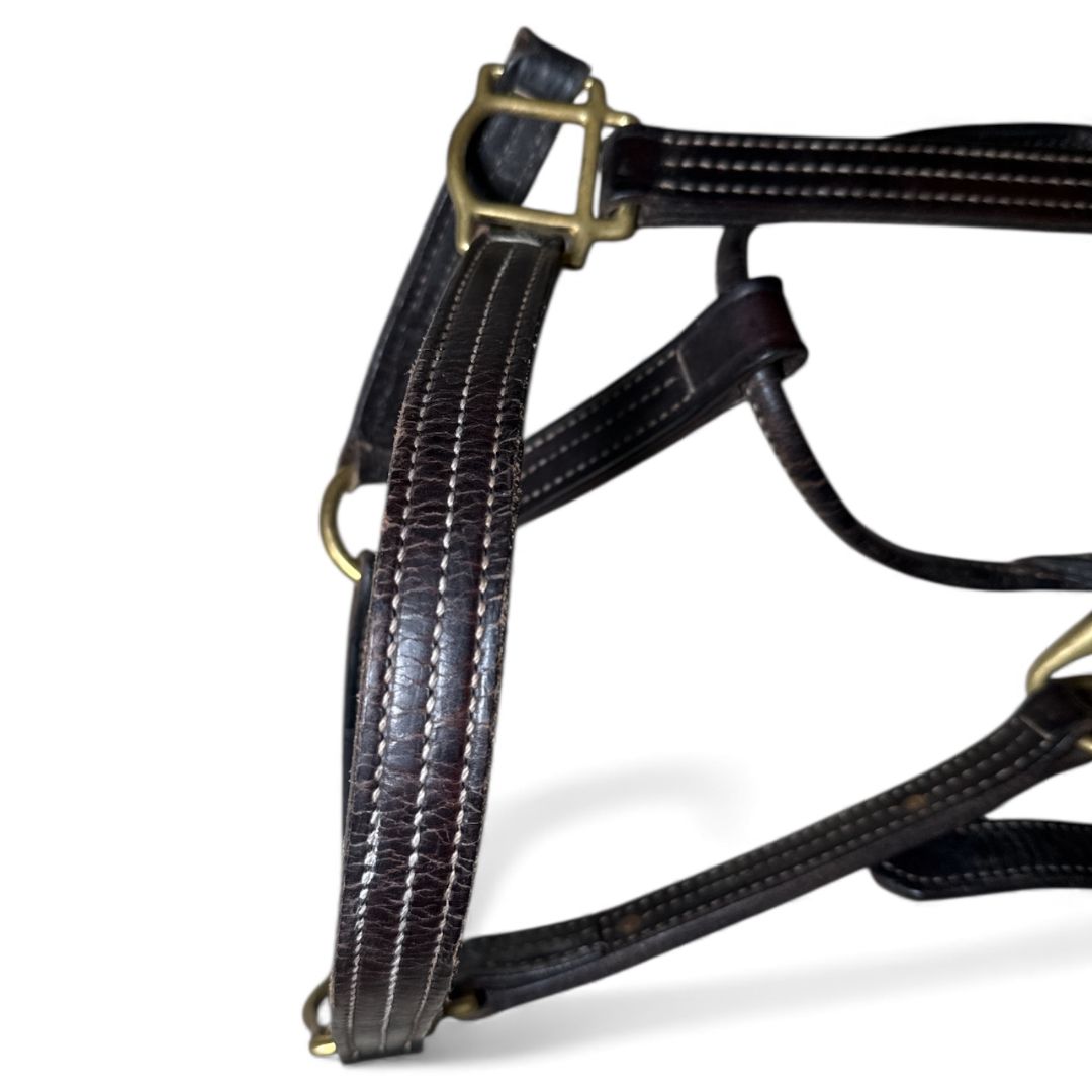 Walsh Triple Stitched Leather Halter - Horse/Full Size