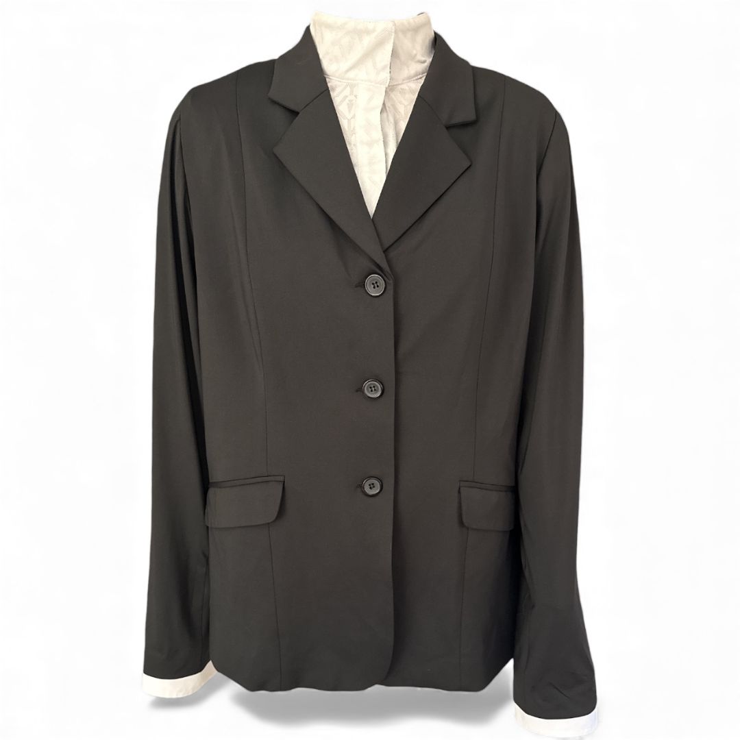 SmartPak Hadley Performance Show Coat - Black / Size 16