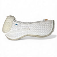 Mattes Sheepskin Correction All Purpose Half Pad - White / Size Medium