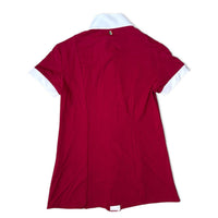 For Horses  Arietta Girl's Show Shirt - Rasberry / Size Youth 10