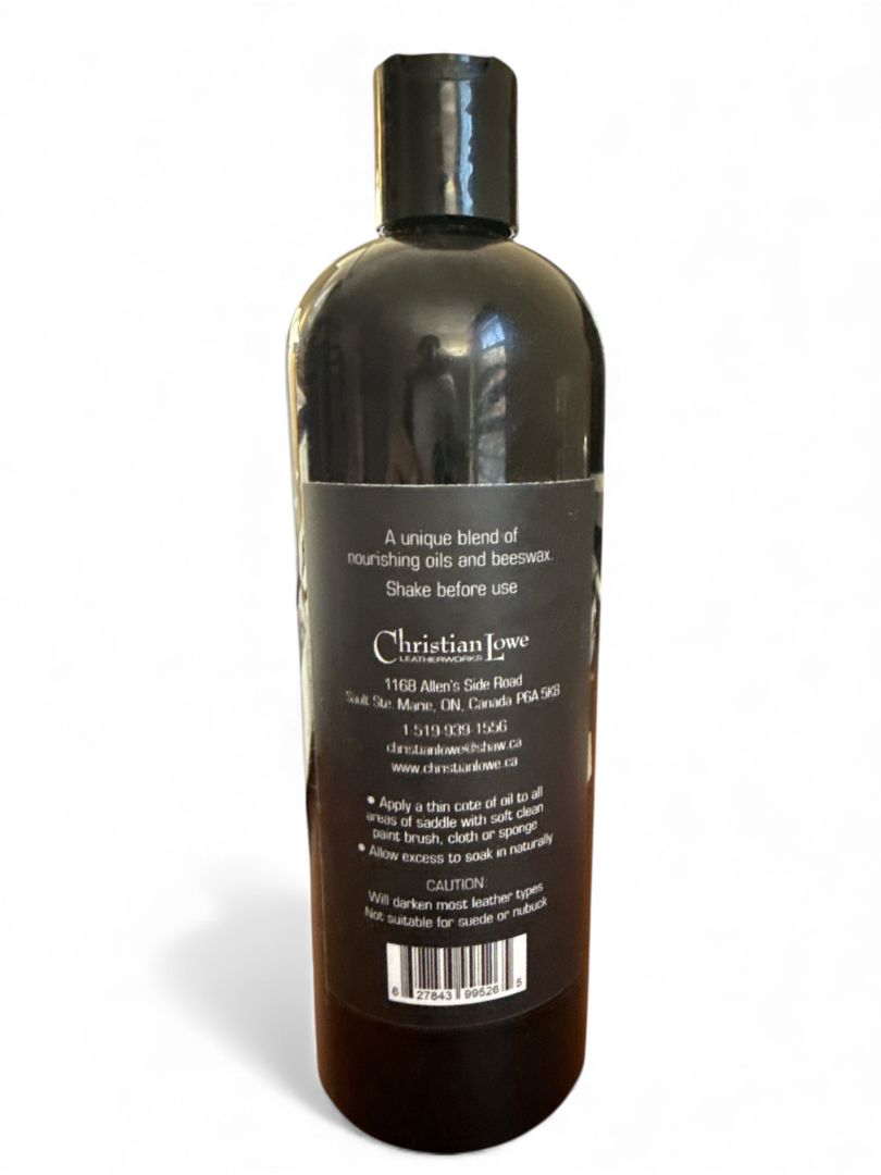 Christian Lowe Saddle Oil -  475 ml.   NEW