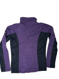 Kerrits Kids Fleece Quarter Zip Top - Purple / Size Medium Youth