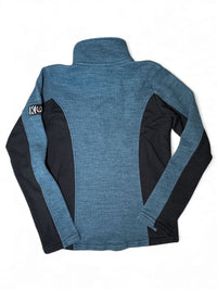 Kerrits Kids Fleece Quarter Zip Top - Teal / Size Small Youth