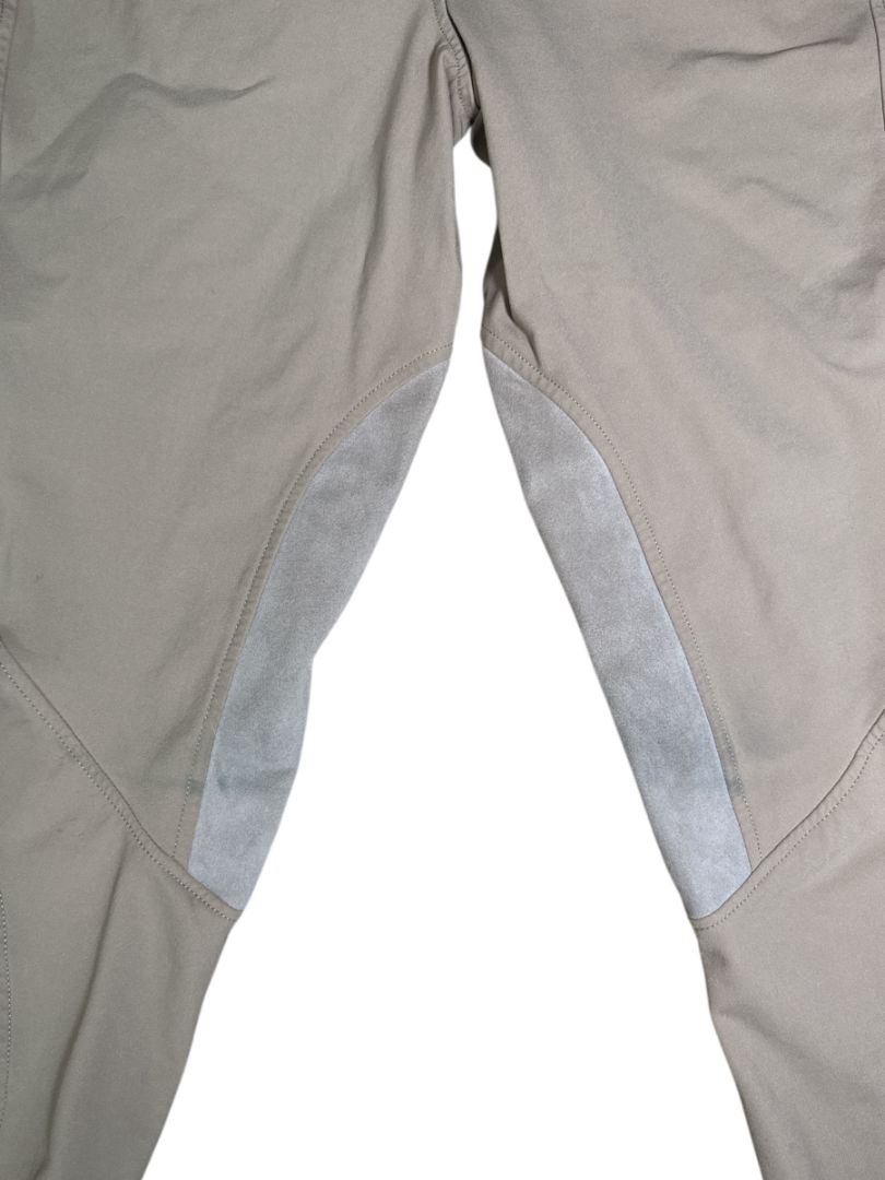 Ellany Equestrian Lifestyle Breech - Stone Tan / Size US 30