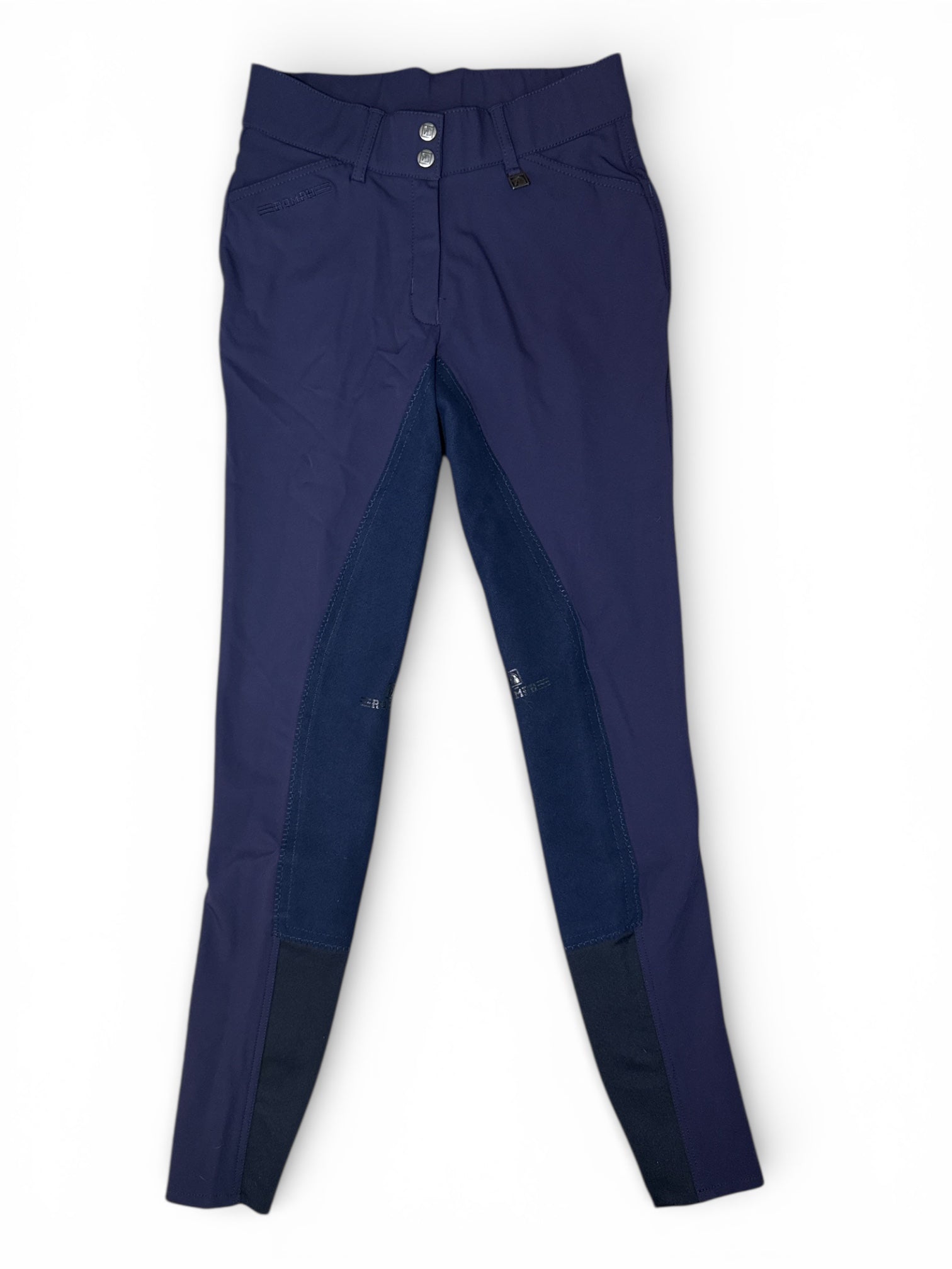 ROMFH Sarafina Full Seat Breech - Navy Blue / Size US 26 L   NEW