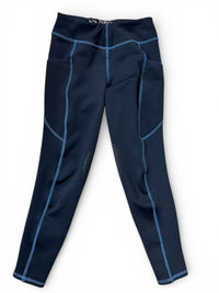 Dover Riding Sport Kids’ Winter Knee Grip Tech Tight - Blue / Size Medium Youth