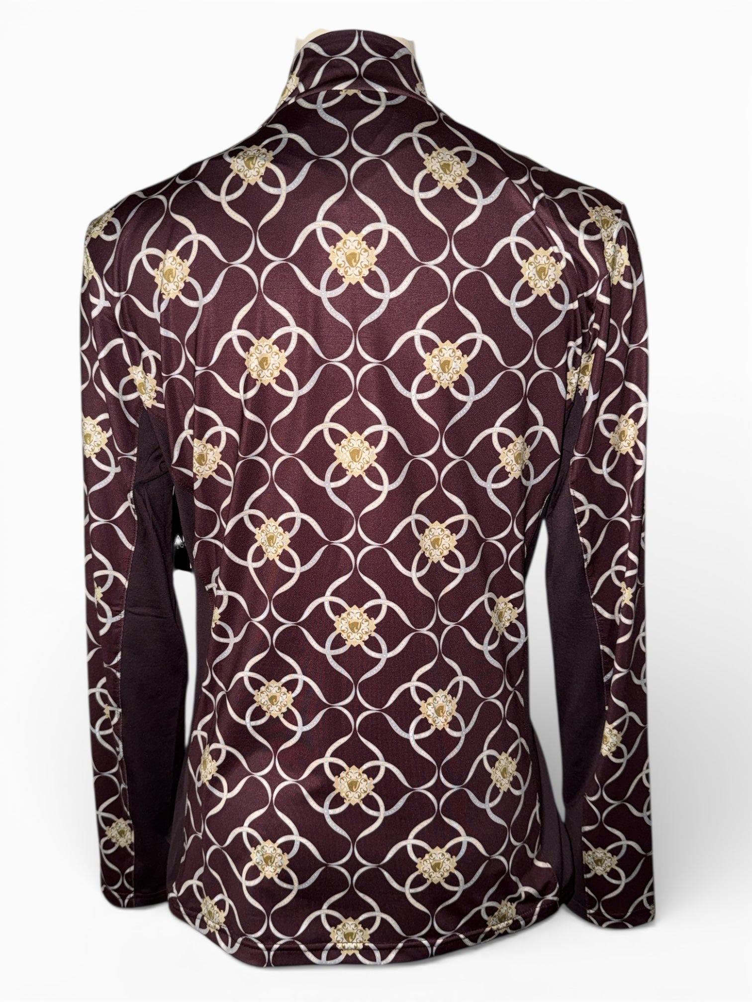 Arista Luxe 1/4 Zip Long Sleeve Shirt - Wine Burgundy / Size XL   NEW