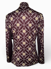 Arista Luxe 1/4 Zip Long Sleeve Shirt - Wine Burgundy / Size XL   NEW