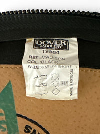 Dover Saddlery Madison Field Boots -  Black / Size 6.5 Slim Calf Short Height