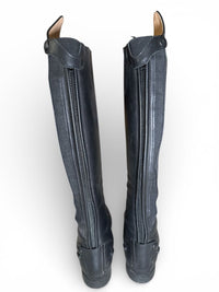 Dover Saddlery Madison Field Boots -  Black / Size 6.5 Slim Calf Short Height