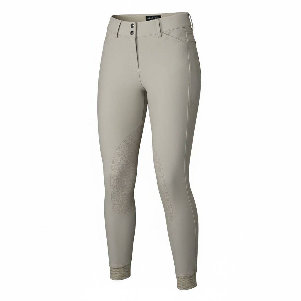 Ariat Tri Factor Grip Knee Patch Grip Breech - Tan / Size US 26 R   NEW