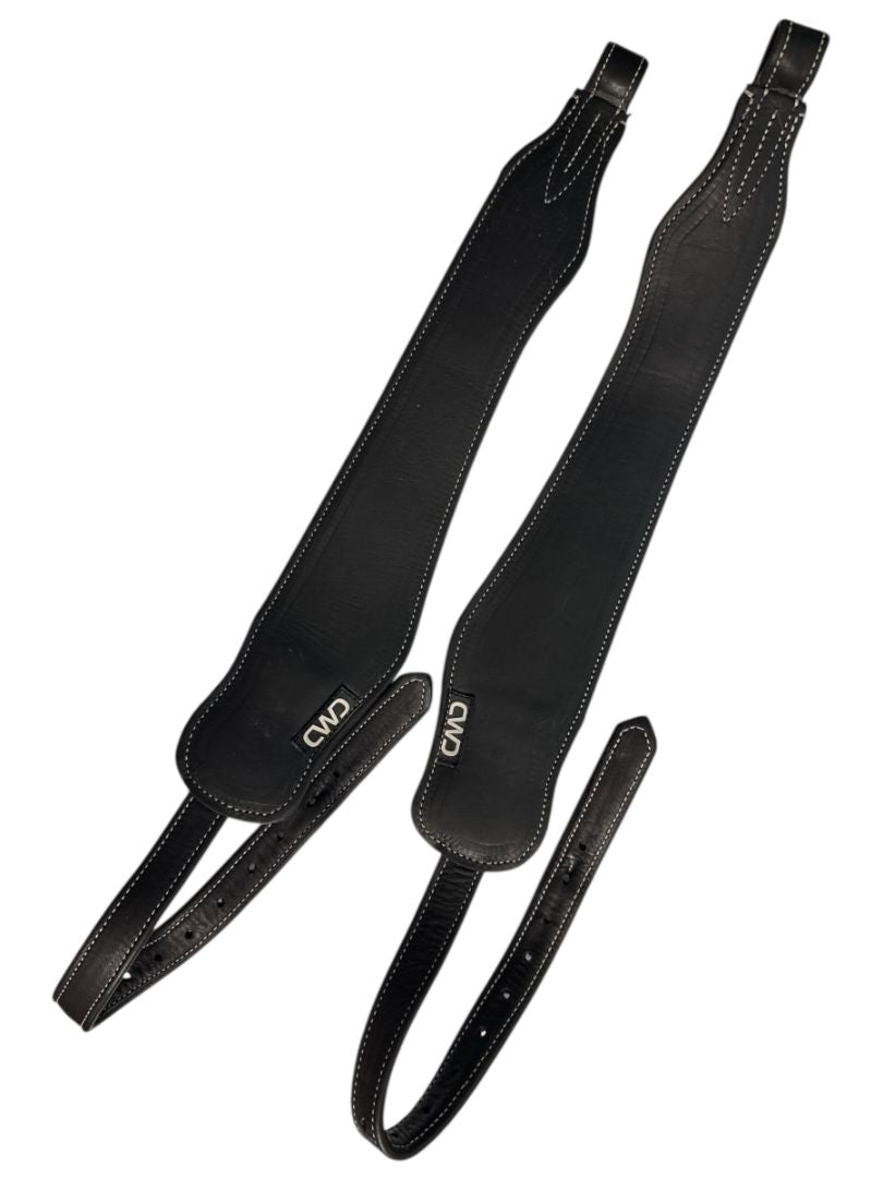 CWD So Jump Stirrup Leathers - Black / Size Small