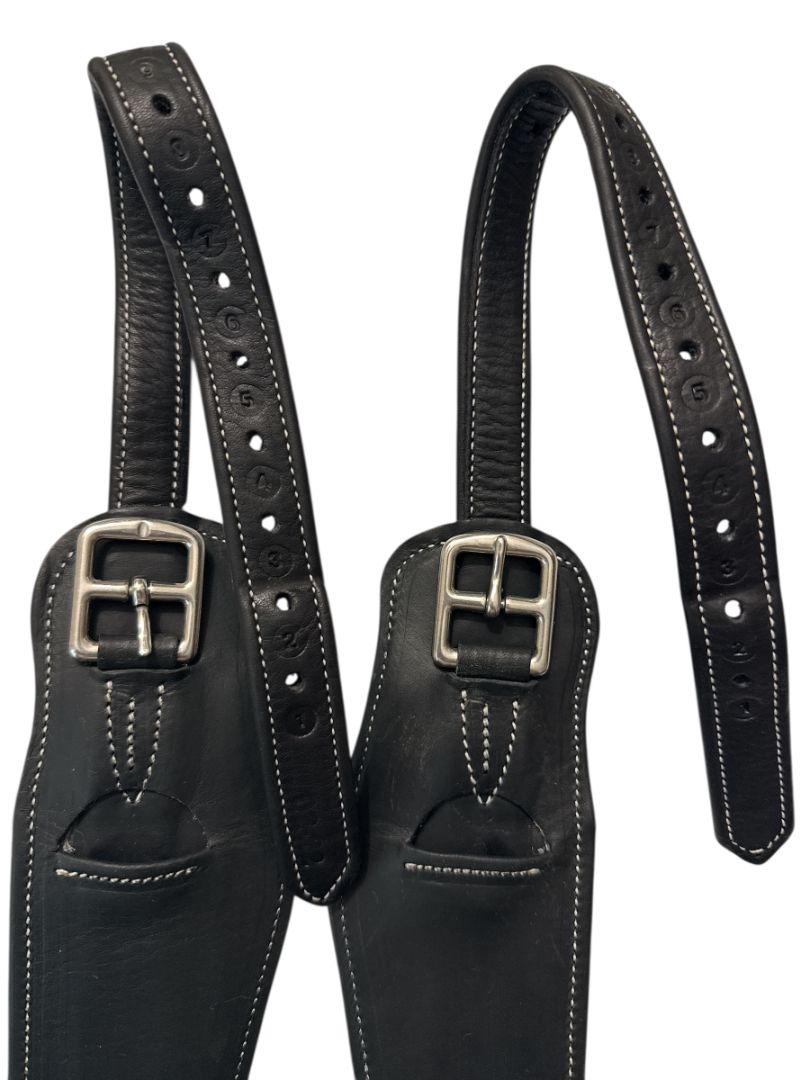 CWD So Jump Stirrup Leathers - Black / Size Small