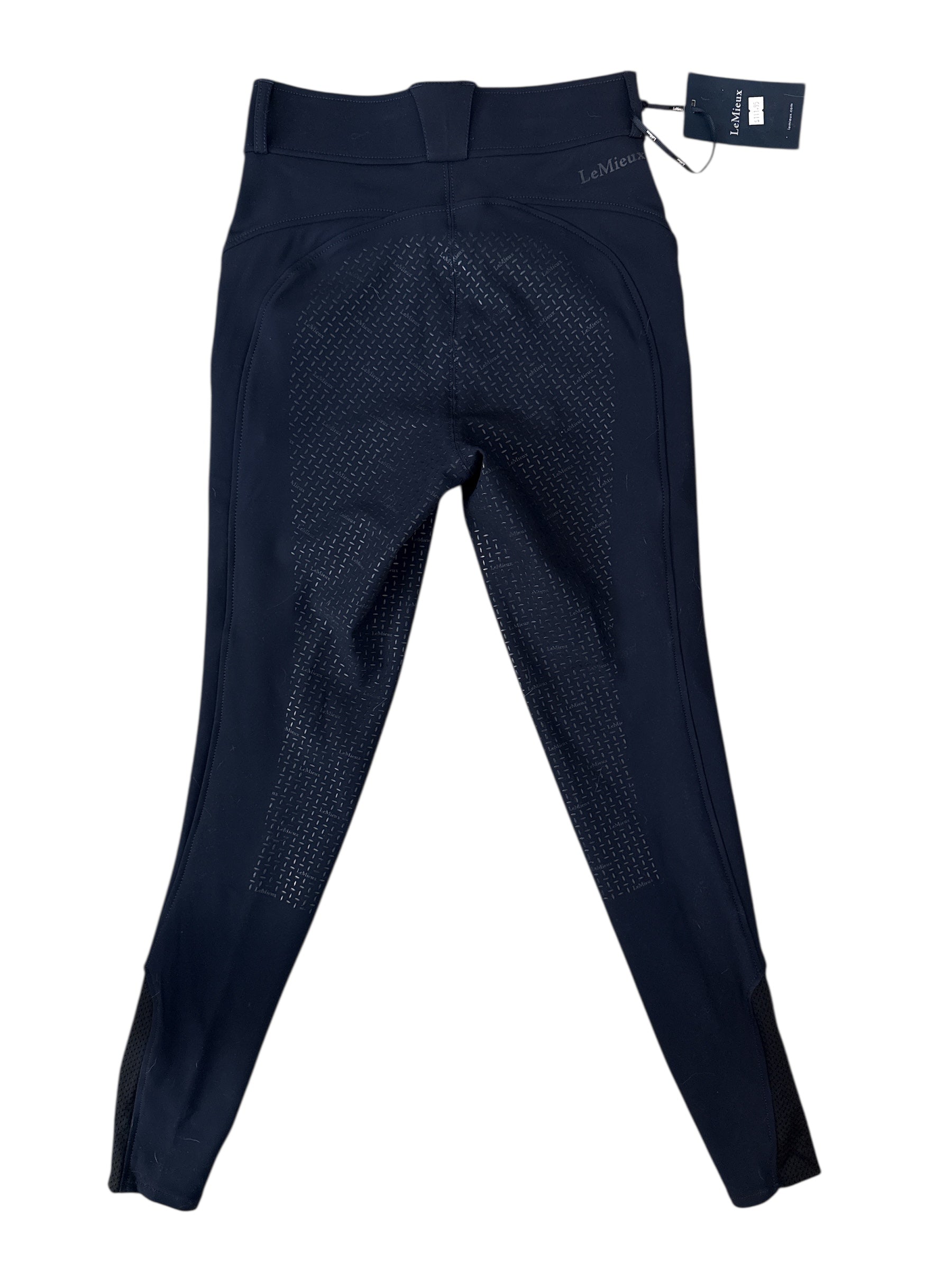 LeMieux Amy Winter "Bregging" Full Seat Grip Breeches -  Navy / Size UK 10 (US 6)  NEW