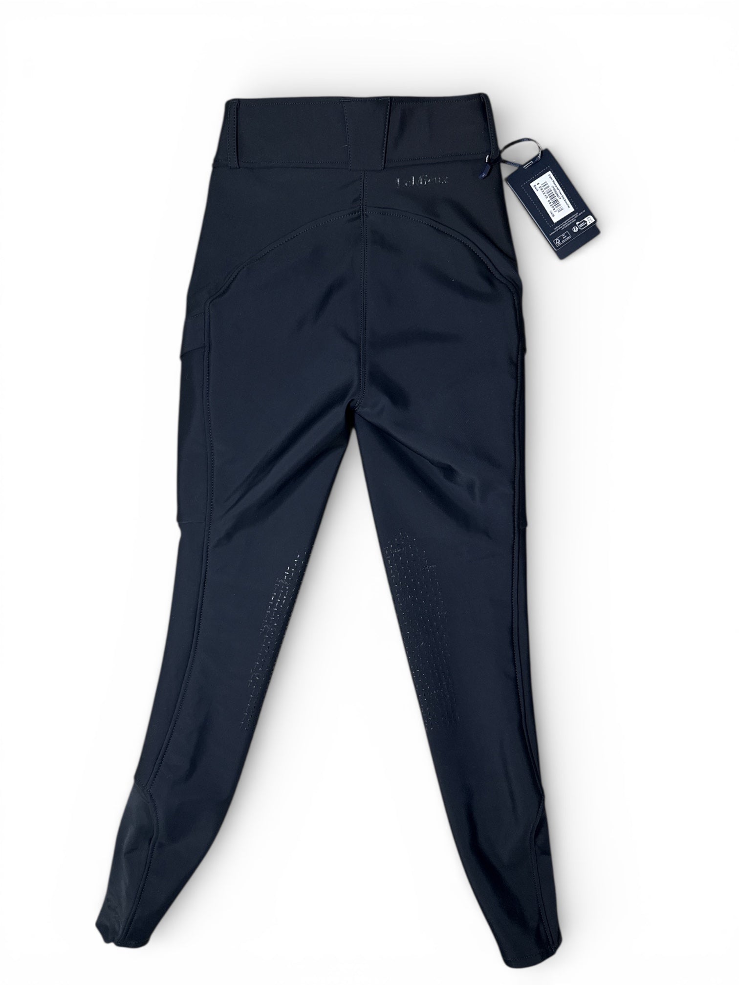 LeMieux Drytex Waterproof Winter Fleece Knee Grip Breeches - Black UK10 / EU 38 / US6  NEW
