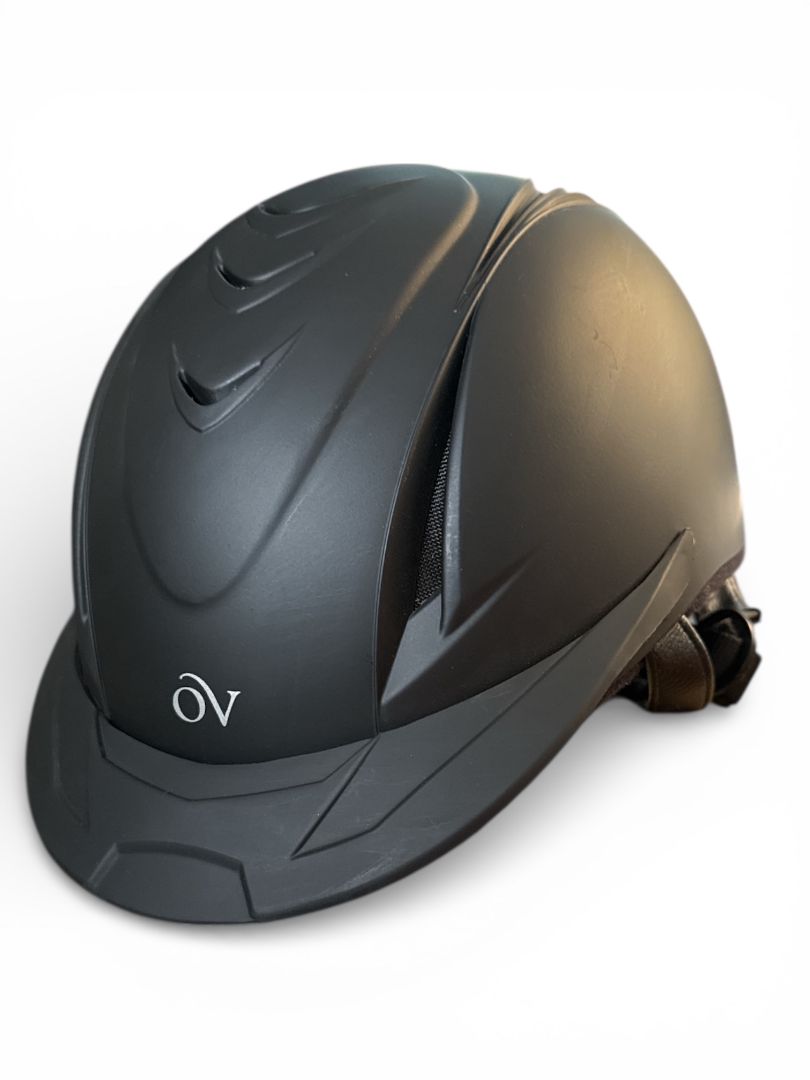 Ovation Deluxe Schooler Helmet - Black Size XXS / XS (5 3/4" - 6 1/4'")  NEW