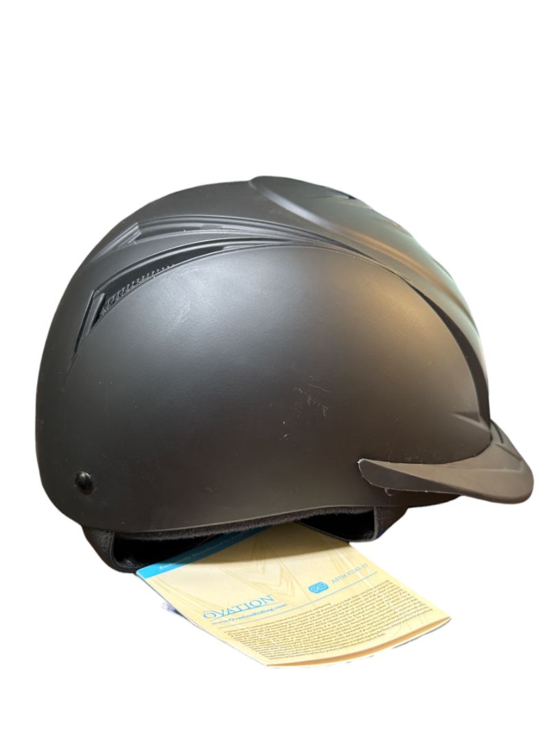 Ovation Deluxe Schooler Helmet - Black Size XXS / XS (5 3/4" - 6 1/4'")  NEW
