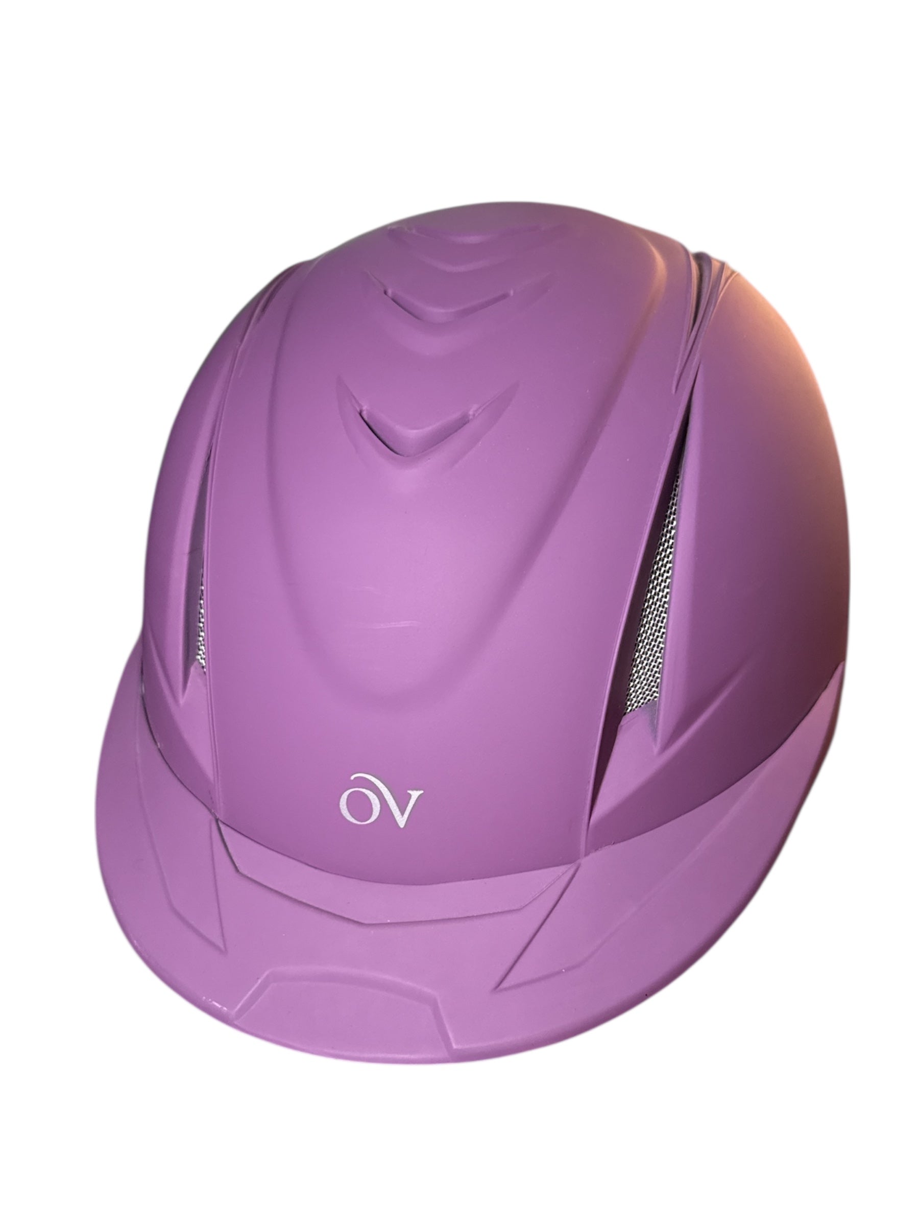 Ovation Deluxe Schooler Helmet - Purple Size M/L (7 1/8-7 5/8) NEW