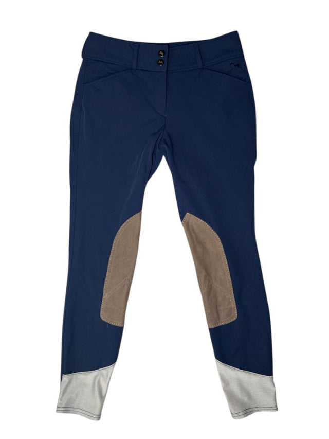 RJ Classics Gulf Front Zip Breech - Navy / Size 26 R