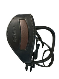 Red Barn Arena Ergonomic Snaffle Dressage Bridle - Black Full Horse Size