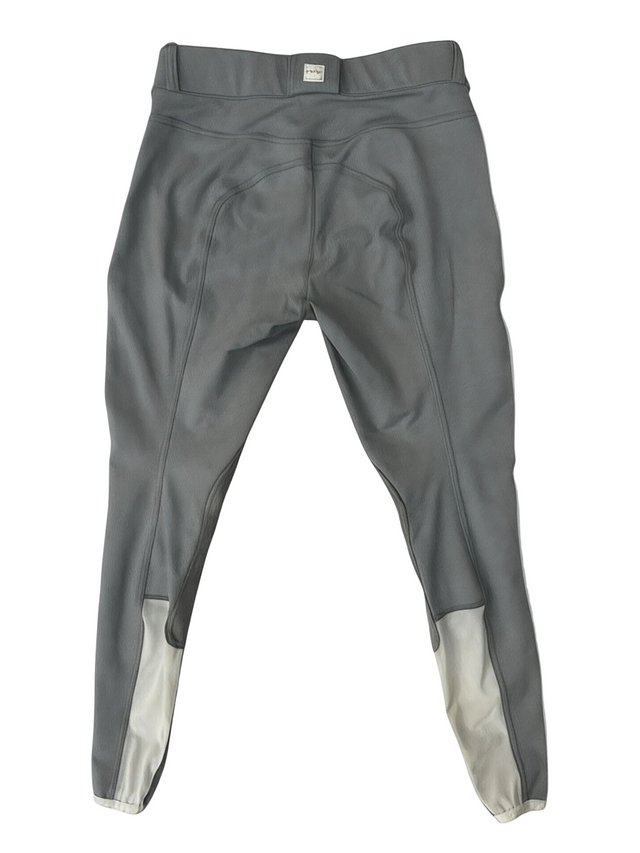 FITS Women's Kimberly Knee Patch Breeches - Grey / Size Large