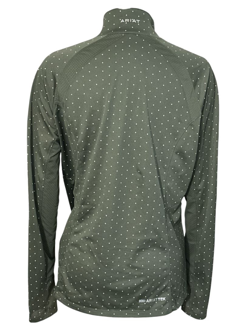 Ariat Women's Sunstopper 2.0 Top - Beetle Dot Green / Size Large
