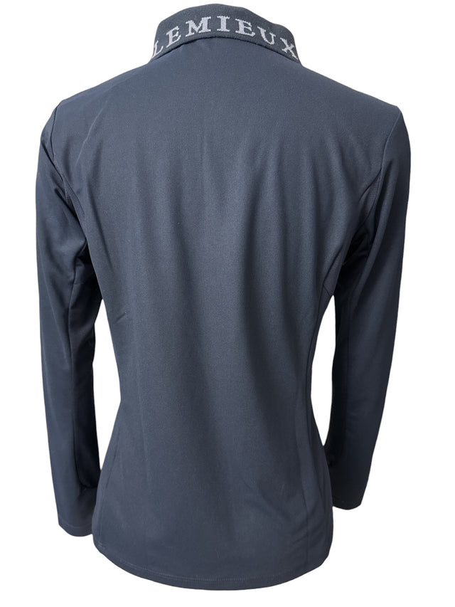 LeMieux Long Sleeve Sport Polo Shirt Navy / Size US 10 (EU 42 / UK 14)  NEW