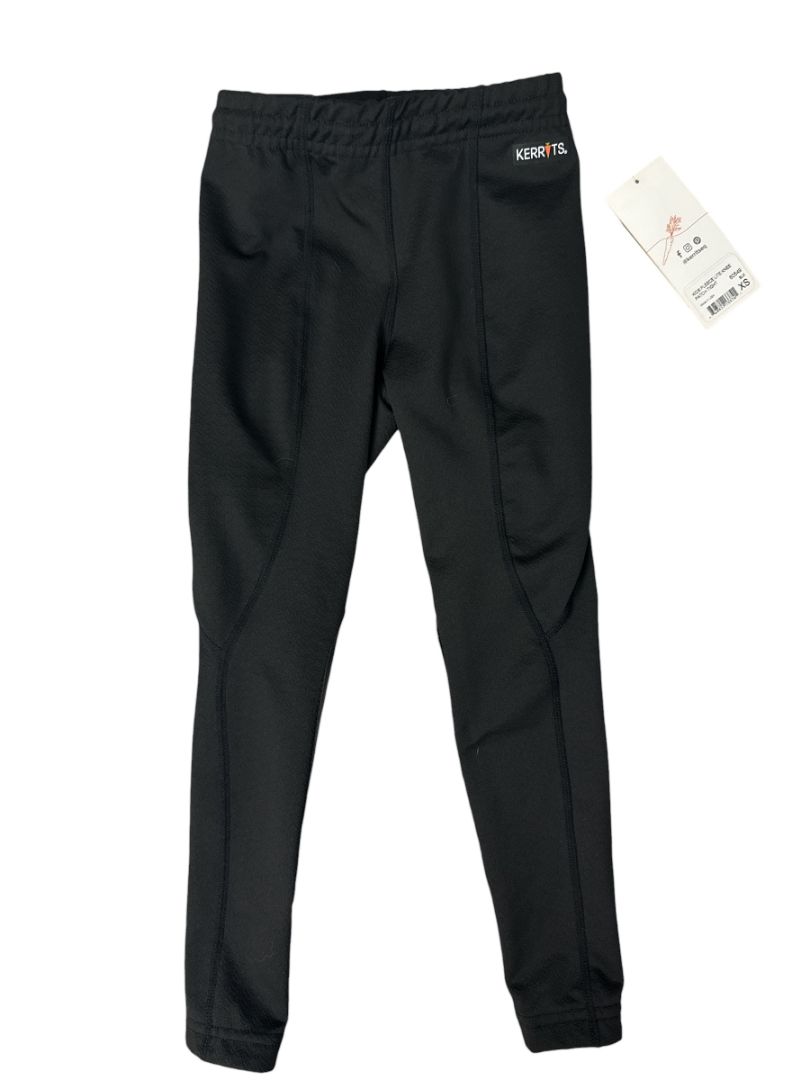 Kerrits Kids Fleece Lite Knee Patch Riding Tight - Black / Size Youth XS   NEW