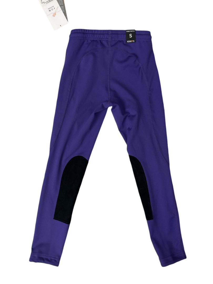 Kerrits Kids Performance Knee Patch Riding Tight - Purple Iris / Size Youth Small  NEW