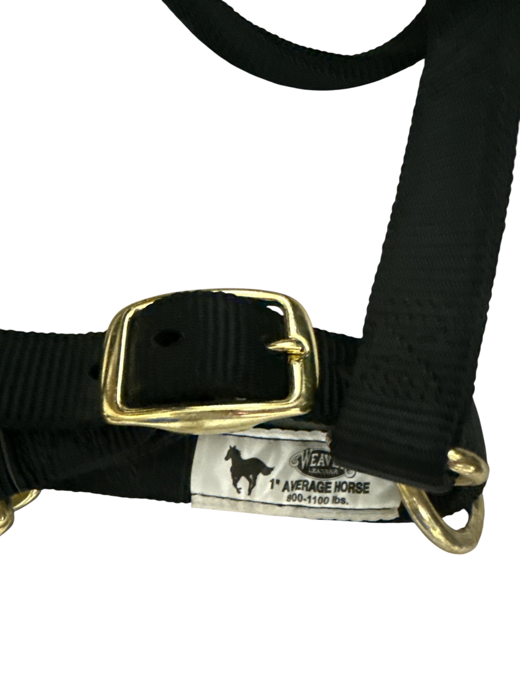 Weaver Adjustable Nylon Breakaway Halter - Black Horse / Full (Average) Size  NEW