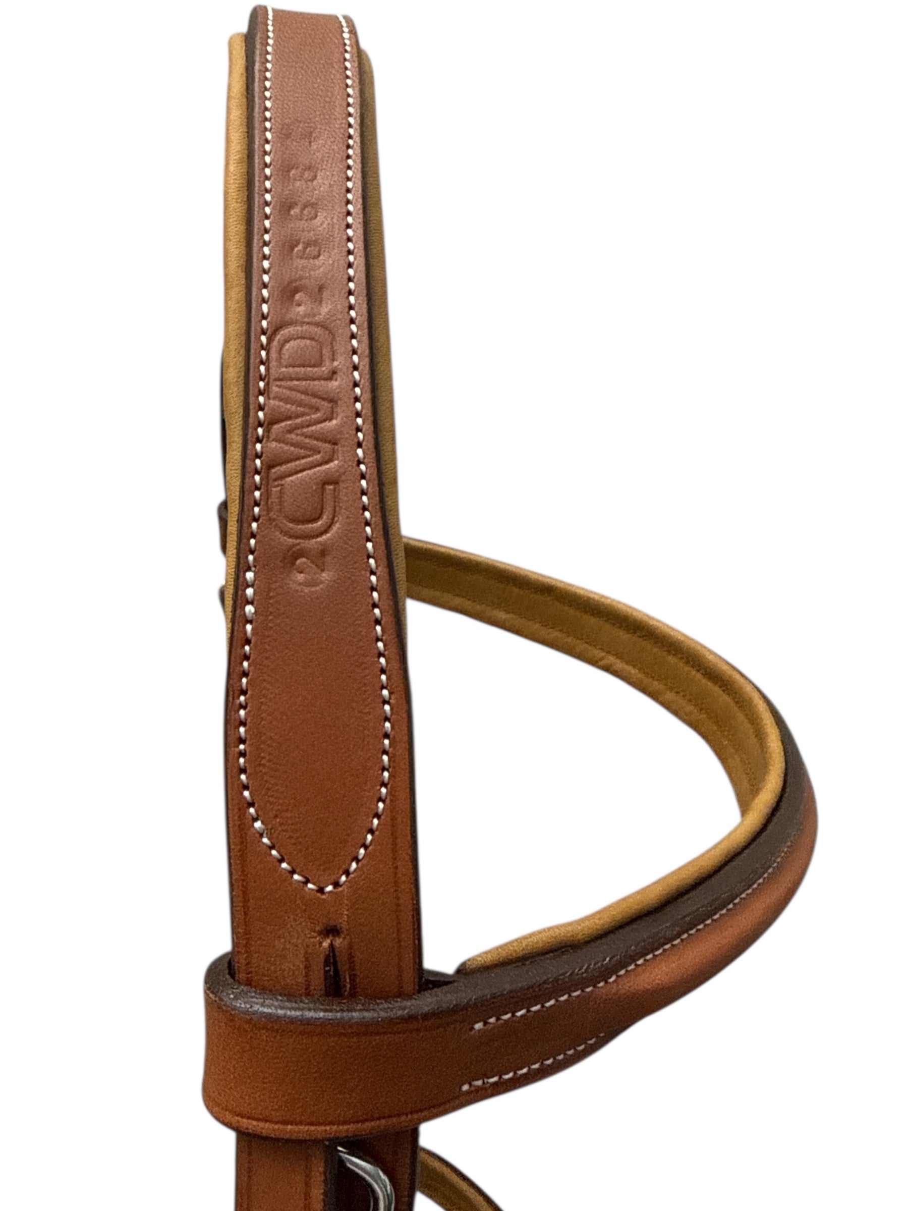 CWD Raised French Noseband Bridle with Fancy Stitching - Size 2 (Cob) NEW