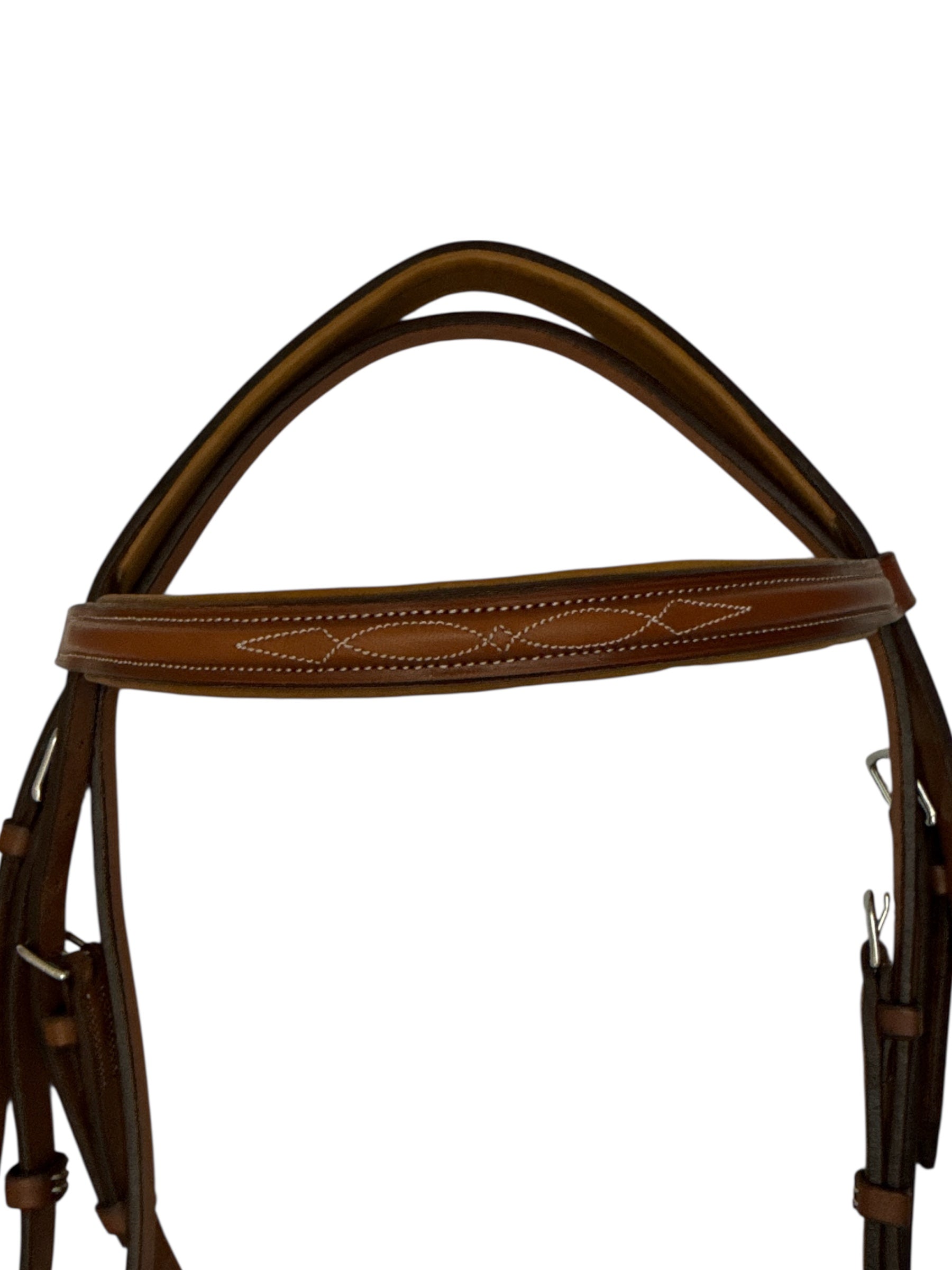 CWD Raised French Noseband Bridle with Fancy Stitching - Size 2 (Cob) NEW